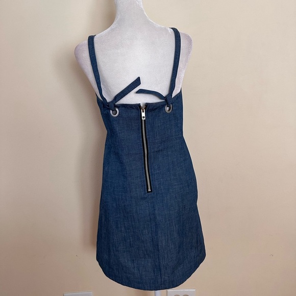 NWOT Rag & Bone Suffolk Mini Denim Dress - Picture 6 of 9
